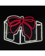 Κουτί Δώρου  IP65 Gift Box 700 Double Neon Led Μοτίφ  8,5m Λευκό  & Κόκκινο Σταθερό 133x30cm 1.5m Καλώδιο ACA X087002424