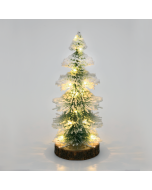 "PINE TREE TABLE" 15 MINI LED WW Λ/ΚΙΑ ΜΠ/ΡΙΕΣ (3AAA) IP20 10.5X10.5X36CM ACA X09151110