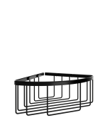  Σπογγοθήκη-Μπουκαλοθήκη Γωνιακή Βαθειά R10 Επίτοιχη W290xD210xH100mm Ορείχαλκος Black Mat Verdi Baskets 9023205