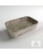 Νιπτήρας Μπάνιου Επιτραπέζιος 50x38cm Marble Emperador Pale Fossil Gaia DS50-524