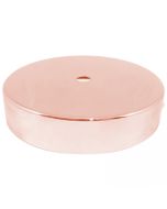 Ροζέτα Μεταλλική Ροζ Χαλκός Στρογγυλή Βάση Ø100xH25mm 1 Τρύπα Enjoy EL329138