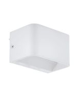 Eglo Sania Μοντέρνο Φωτιστικό Τοίχου με Ενσωματωμένο LED και Θερμό Λευκό Φως σε Λευκό Χρώμα Πλάτους 13cm 98421