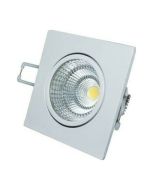 SQUARE N.MAT MOV. LED SPOT 6W 3000K 410Lm COB 230V 60° Ra80 ACA THEROC630SNM