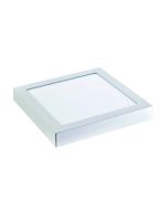 InLight LED Mounted Panel 24watt Τετράγωνο 4000Κ Φυσικό Λευκό D:30cm 2.24.03.2