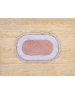 ΠΑΤΑΚΙ ΜΠΑΝΙΟΥ ΡΟΖ ΒΑΜΒΑΚΕΡΟ ANATOLI OVAL 45X75 San Lorentzo 4100117PINK