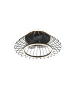 Ανεμιστήρας Οροφής Black 50cm 30w 2700-6500K 3500lm Dimmable Trio Lighting Karlsborg R67443132