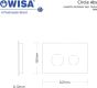 Πλακέτα Χειρισμού Easy Touch Key Σατινέ Wisa F092-101