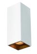 Φωτιστικό Σποτ Οροφής 7,8x7,8xY14 cm με Χάλκινο Reflector Γύψος Λευκός 1xGU10 Viokef Flame 4209700