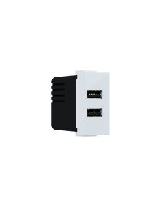 MODYS ΠΡΙΖΑ ΤΡΟΦΟΔΟΣΙΑΣ USB 1 ΣΤ. 2XUSB A+C ΛΕΥΚΟ 5VDC 3A IP20 ACA 10101412360