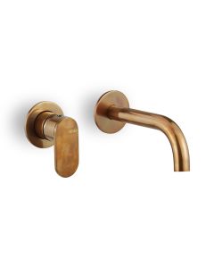 Μπαταρία Νιπτήρα Εντοιχισμού Armando Vicario Slim Natural Brass 500045-225