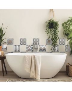 Geometric Tiles πλακάκια διακόσμησης κουζίνας & μπάνιου (31322) Ango