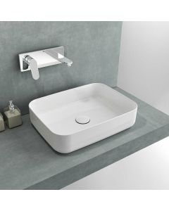 Νιπτήρας Επιτραπέζιος 50x36εκ. Λευκός Bianco Ceramica Punto 34050-300