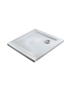 Ντουζιέρα Πορσελάνης  Τετράγωνη 80x80xΥ5,5 cm Orabella Slim Shower Tray 40105   