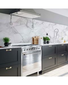 White Marble πλάτη προστασίας τοίχων κουζίνας και μπάνιου (67323) Ango