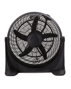 ΑΝΕΜΙΣΤΗΡΑΣ BOX FAN ΣΤΡΟΓΓΥΛΟΣ ΜΑΥΡΟΣ Φ50 100W Eurolamp 147-29052