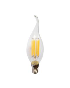 LED FILAMENT E14 CANDLE TIP DIM 4W 2700K 230V AC 400LM RA80 ACA DECO4WWTIPDIM