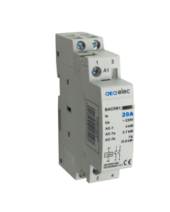 CONTACTOR 20A 2NO 230V 1M  ACA DY02130001