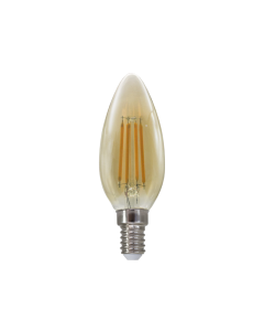 LED FILAMENT E14 DIM C35 AMBER 5W 2700K 230V AC 620LM RA80 ACA FLAM5WWDIMAM