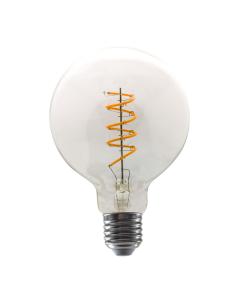 LED FILAMENT E27 DIM G95 SPIRAL 4W 1800K 230V AC 300LM RA80 ACA PALA954WWSDIM