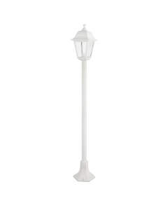 4S PLASTIC FLOOR GARDEN WHITE LUMINAIRE 100CM E27 IP44 ACA PLGP5W