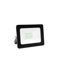 BLACK LED SMD FLOOD LUMINAIRE IP66 10W 6000K 880Lm 230V RA80 ACA Q1060