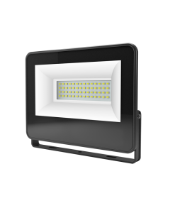 BLACK LED SMD FLOOD LUMINAIRE IP66 50W 3000K 5000Lm 230V AC RA80 ACA V5030