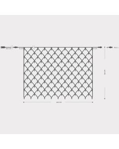 ΔΙΧΤΥ, 240 LED 3mm, 31V, ΕΠΕΚΤΑΣΗ ΩΣ 3, ΜΕ ΜΕΤΑΣΧΗΜΑΤΙΣΤΗ, ΠΡΟΕΚΤΑΣΗ ΠΑΡΟΧΗΣ 300cm,ΠΡΑΣΙΝΟ ΚΑΛΩΔΙΟ,ΘΕΡΜΟ ΛΕΥΚΟ LED,200x150cm,ΙΡ44 600-11381