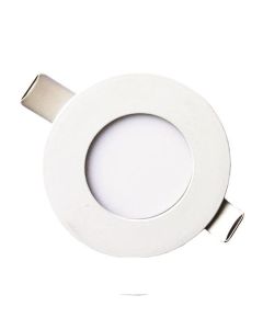 ΦΩΤΙΣΤΙΚΟ ΧΩΝΕΥΤΟ LED SLIM Φ85 3W 6500K ΛΕΥΚΟ PLUS 145-68600