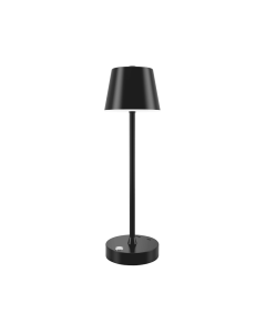 it-Lighting Tahoe Rechargeable LED 2W 3CCT Touch Table Lamp Black D38cmx11cm 80100210