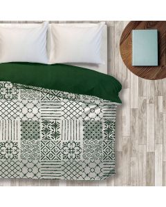 ΚΟΥΒΕΡΛΙ Square Balance ΠΡΑΣΙΝΟ MICROFIBER 160x220cm San Lorentzo 7095GREEN