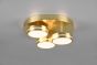 Πλαφονιέρα Οροφής Ø35cm Μέταλλο Brass Matt LED 3x8,5w 3000K 3x1000lm Trio Lighting Franklin 626510308