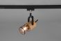 Μονό Σποτ Ράγας 2 Καλωδίων 1xE14  Μαύρο Ματ Trio Lighting Duoline Tosh 78430132