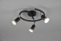 Σποτ Τρίφωτη Ροζέτα Ø25cm 3xGU10 σε Μαύρο Χρώμα Trio Lighting Paris R80913932