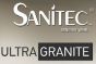 Νεροχύτης Κουζίνας 60x50cm Ένθετος Eρμάριο 60cm Sanitec Ultra Granite 809-33-Nero 