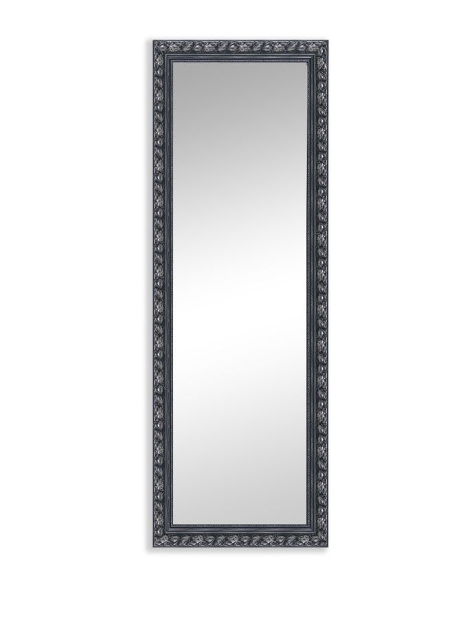 Καθρέπτης Επιτοίχιος Π50xY150 εκ. Black-Silver Wood Πλαίσιο Mirrors & More Sonja 1070296