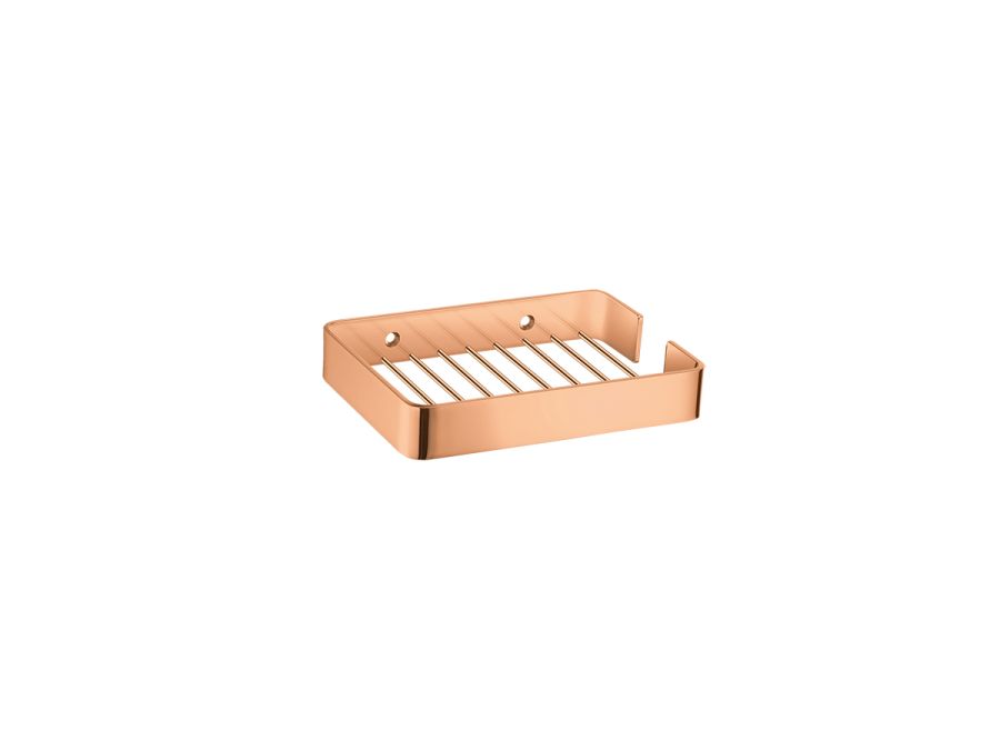 Σαπουνοθήκη Μεταλλική Sanco Monogram Rose Gold 24K 120432-A06