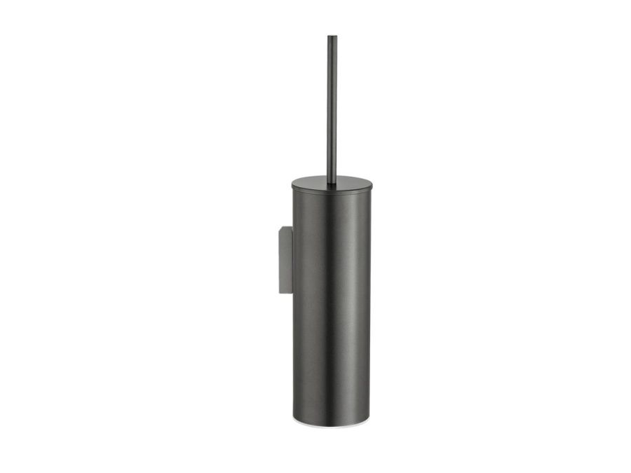 Πιγκάλ Επιτοίχιο Β.Τ Ø8*H39,5 cm Graphite Dark Sanco Toilet Brush Holders 91518-122