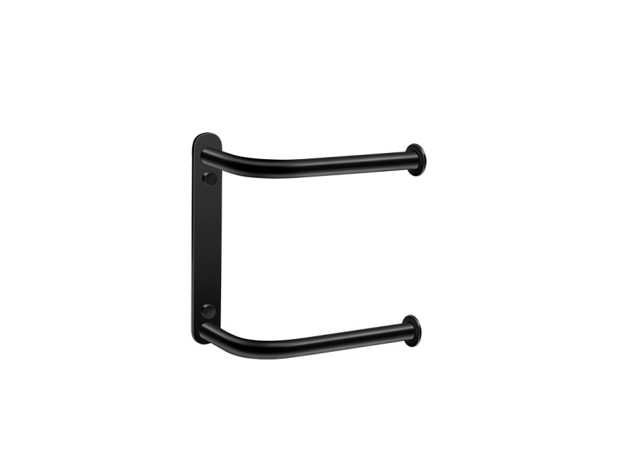 Χαρτοθήκη Διπλή Ανοιχτή Black Mat Toilet Roll Holders Pro Sanco 0806-M116