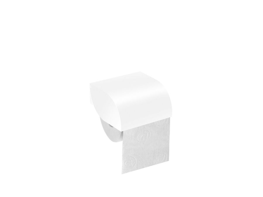 Χαρτοθήκη με καπάκι White Mat Sanco Toilet Roll Holders Pro 0852-M101