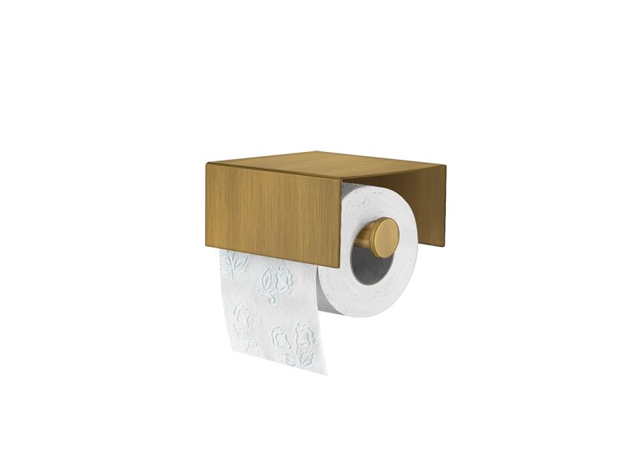 Χαρτοθήκη με καπάκι Ορείχαλκος Bronze Mat Sanco Toilet Roll Holders Pro 0856-M25