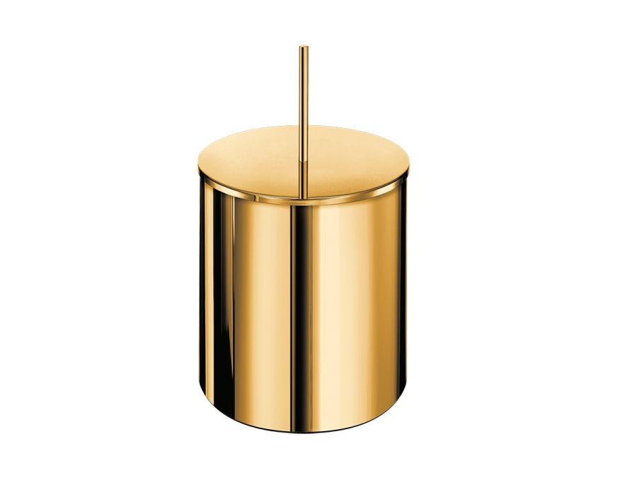 Χαρτοδοχείο Gold 24K 5lt Ø20,5*H40 εκ. Sanco Waste Bins 90606-A05