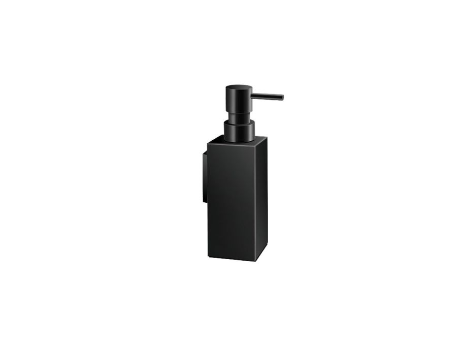 Dispenser Αντλία Σαπουνιού 500ml Επιτοίχιο 5x6,5x18,5 cm Brass Black Mat Sanco Metallic Bathroom Set 91353-M116