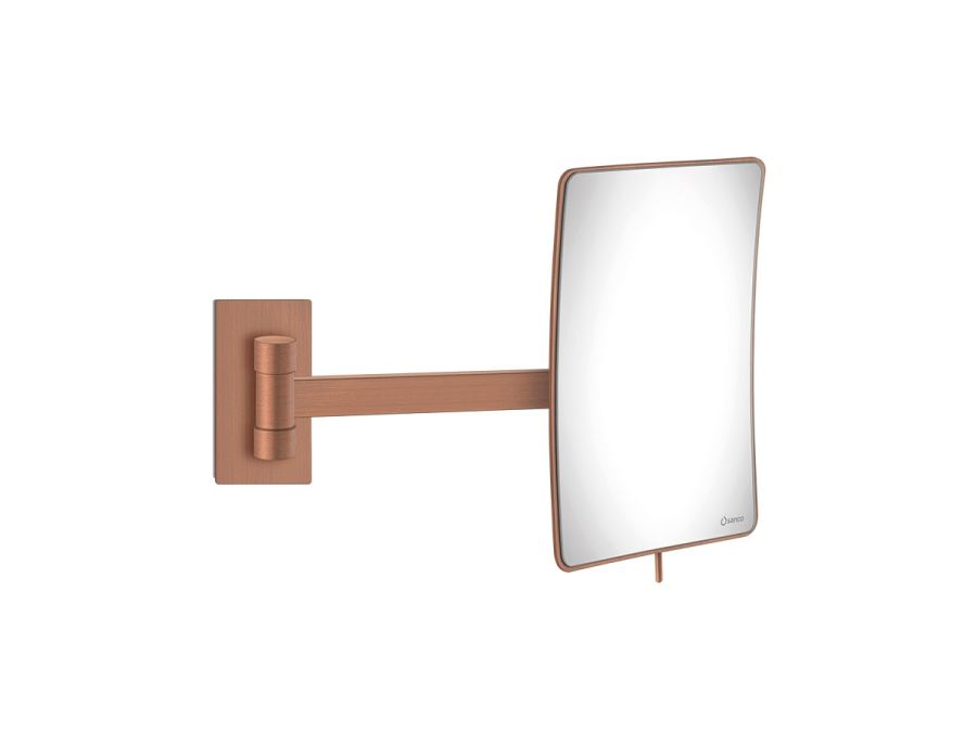 Καθρέπτης Μεγεθυντικός Επτοίχιος Μεγέθυνση x3 Old Copper Mat Sanco Cosmetic Mirrors MR-305-M26
