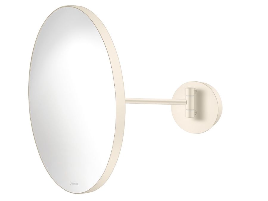 Καθρέπτης Μεγεθυντικός Ø40εκ.Sanco Cosmetic Mirrors Beige Mat MR-405-M102