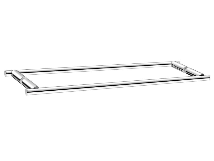 Λαβή Διπλή για Τζάμι  Ντουζιέρας W55xD6 cm Χρωμέ Sanco Glass Door Accessories SET-GL0732-A03  