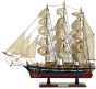 Ξύλινο Καράβι Ιστιοφόρο Cutty Sark 50x10xH45cm,Χρώμα Καφέ -Μπλε 31111