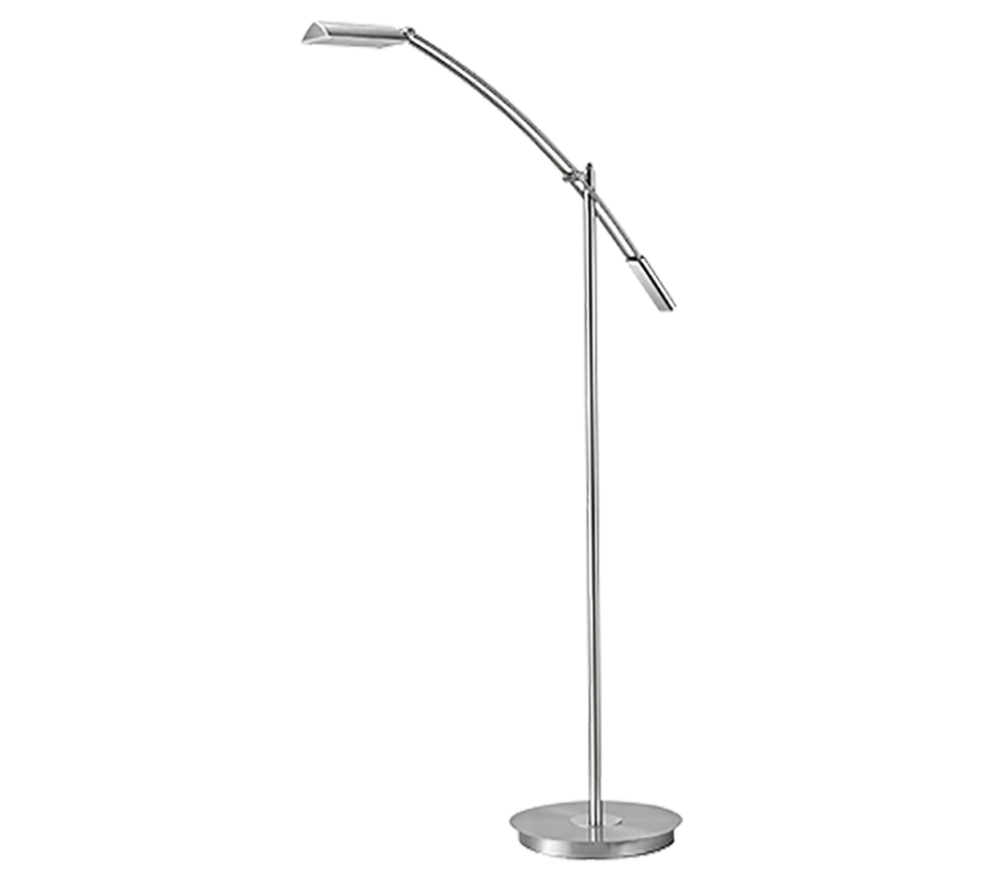 Φωτιστικό Δαπέδου 26xH126cm Nickel Matt LED 12w 3000K 1100lm Trio Lighting Verona 420810107