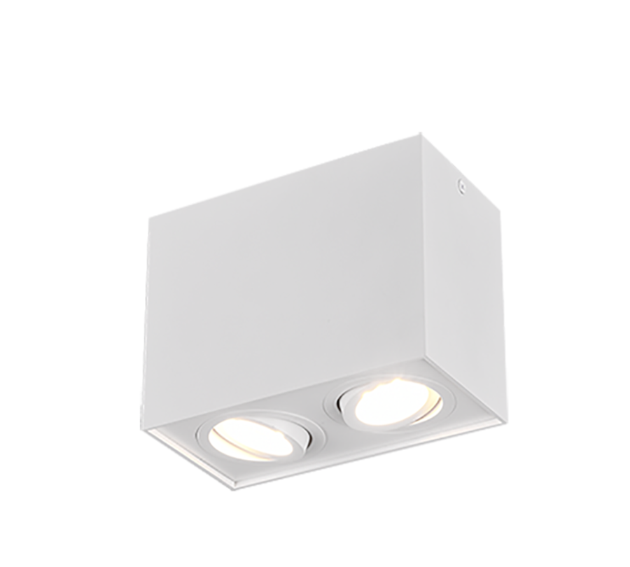 Σποτ Δίφωτο Λευκό Ματ 17xH12cm 2xGU10 Trio Lighting Biscuit 613000231