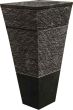 Νιπτήρας Πέτρινος Μαύρο Sangha Bati Stone 45*45*90cm