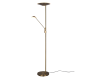 Φωτιστικό Δαπέδου Old Brass 30xH180cm Led 30w 2700-3000-4000K 3500lm Trio Lighting Brantford 425610204